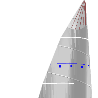 SALE Semi Battened Mainsail - 17-25ft