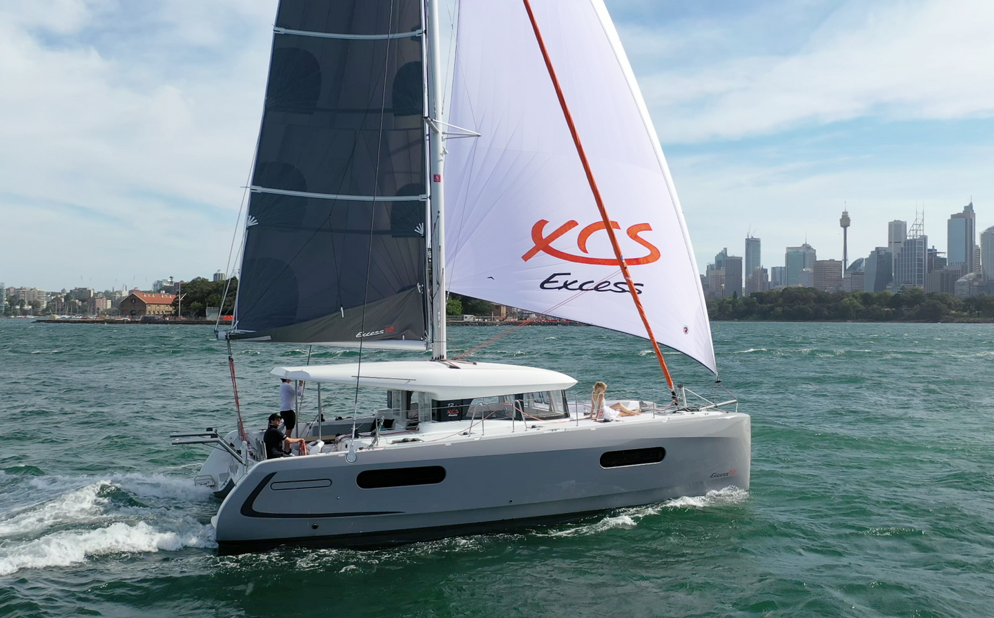 Excess 12 Catamaran with Rolly Tasker Sails